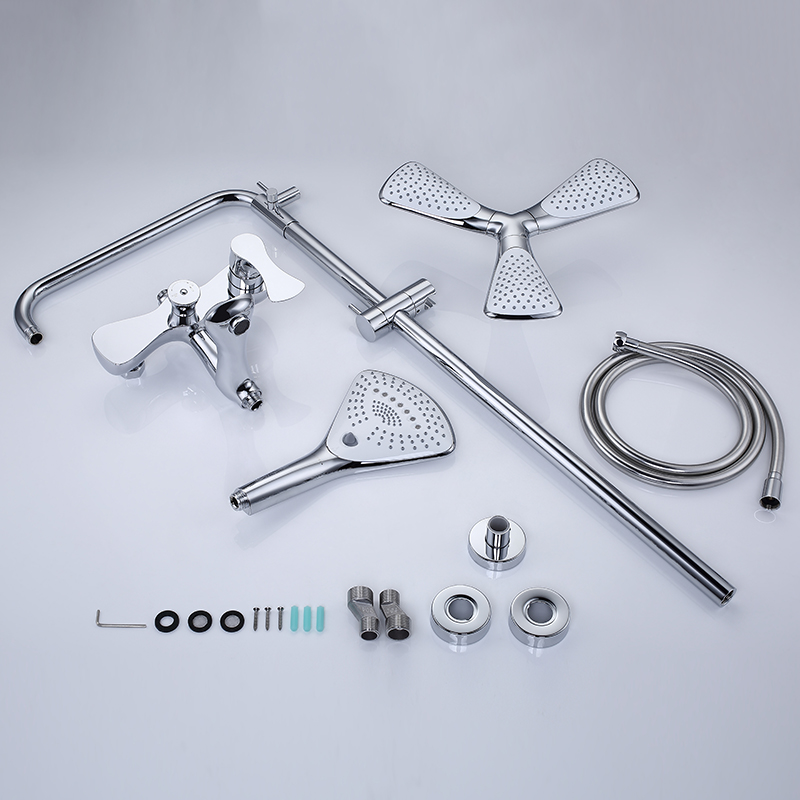 all accessories included for the thermostatic shower set