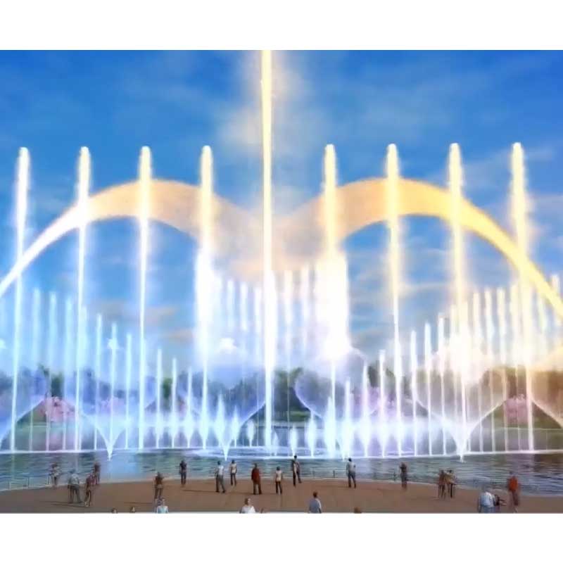 Lake Spray Animation Musical Fountain