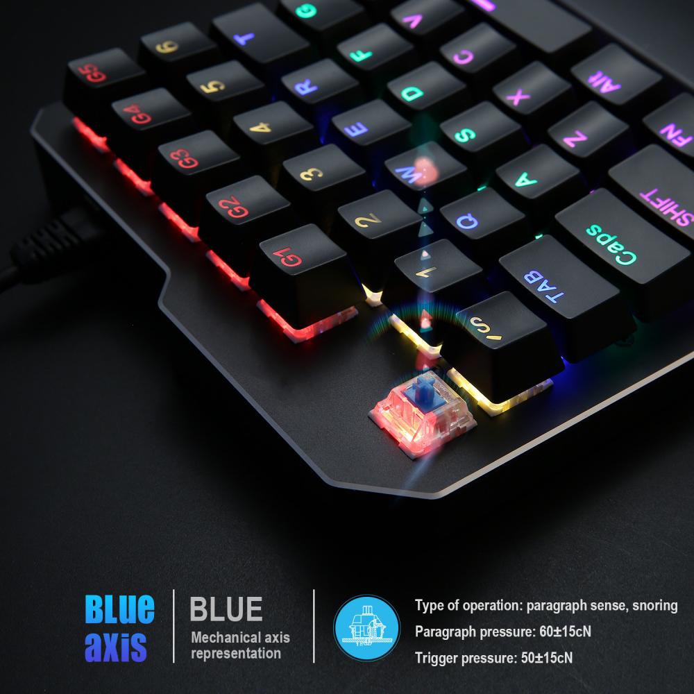 One Handed Gaming Keyboard 