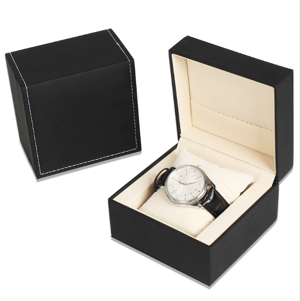 Pu Hinged Watch Box