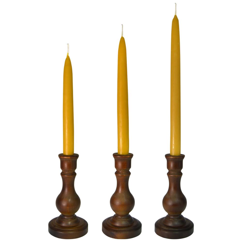 Beeswax Taper Candles Bulk