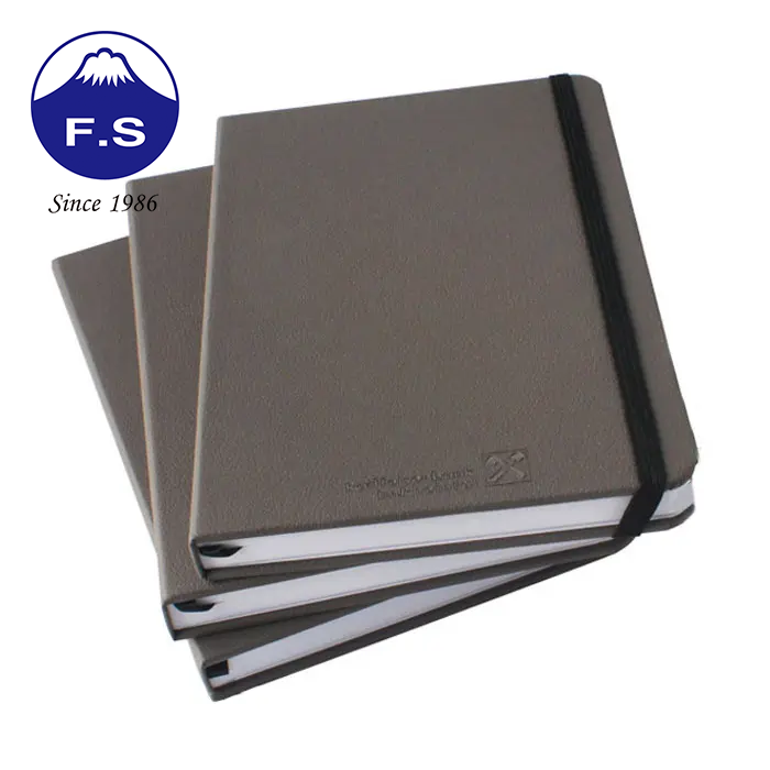 1pu Leather Hardcover Daily Focus Planner Notebook Printing