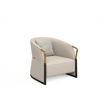 Modern leisure chair high quality leather arm chair