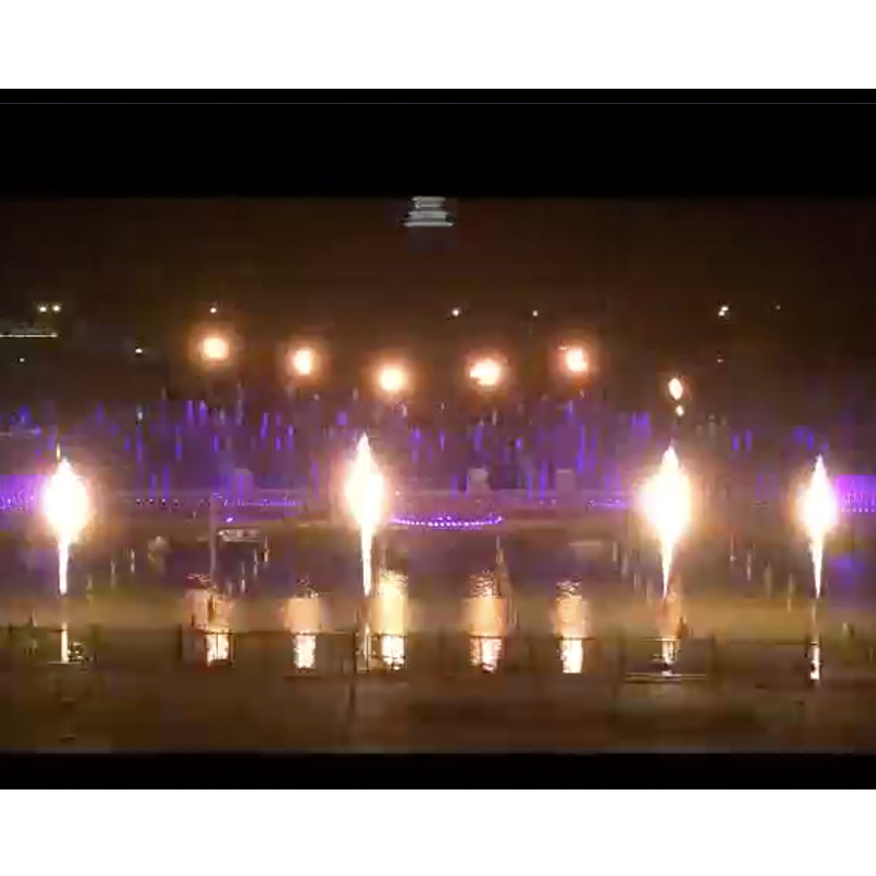 Large Fire And Water Fountain Jpg
