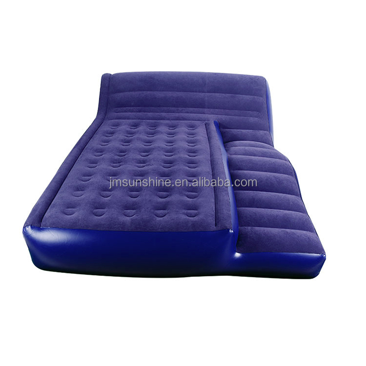 Factory Customization Blue 2in1 Inflatable Air Bed 4