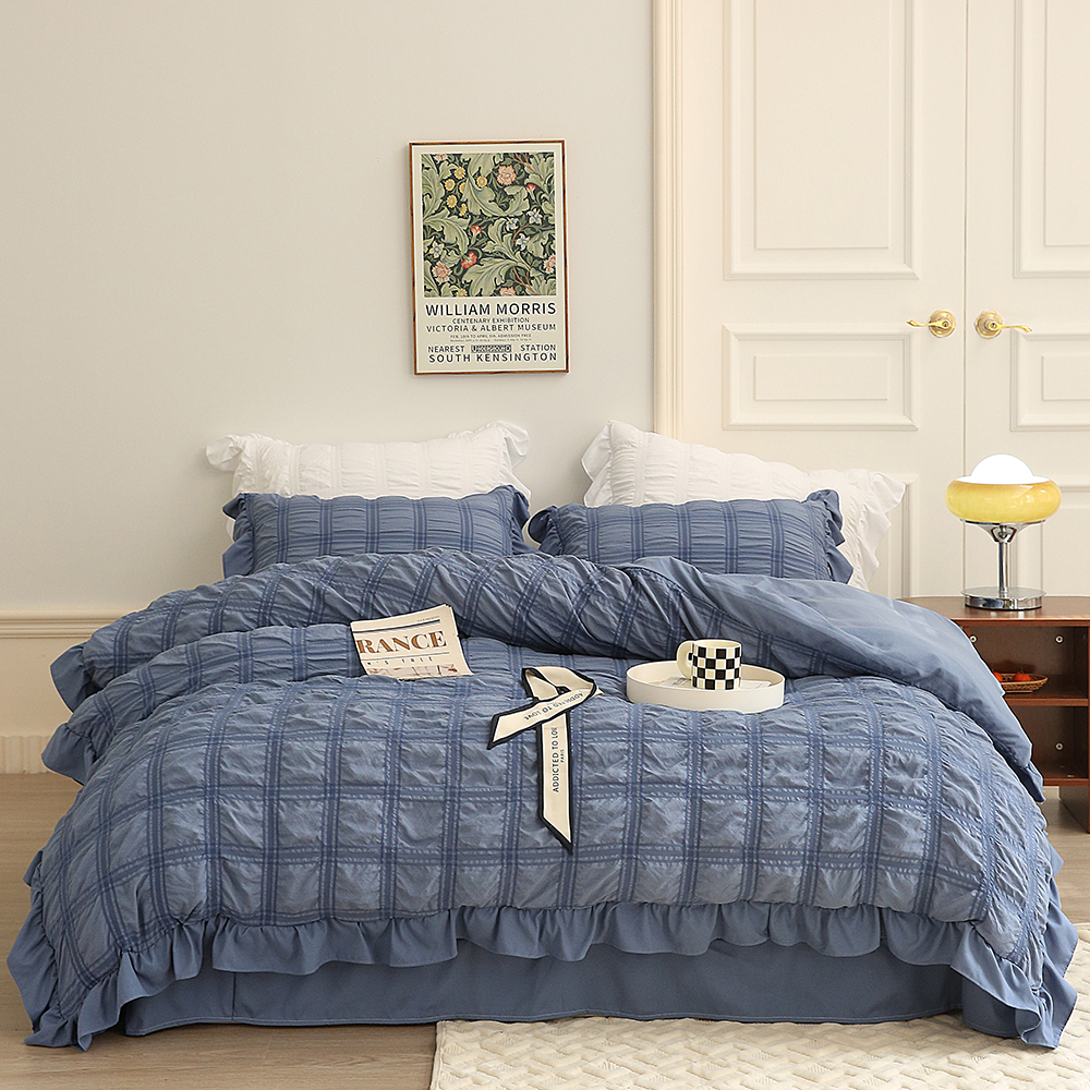 Seersucker Bedding Set 7