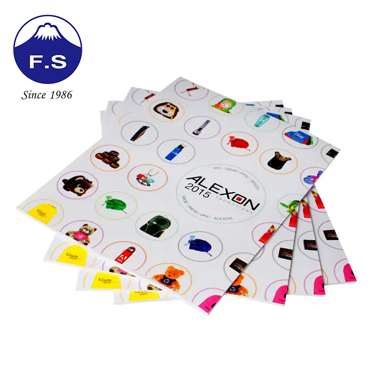 Custom Catalog Printing Service A4 Soft Cover Full Color Product Catalog