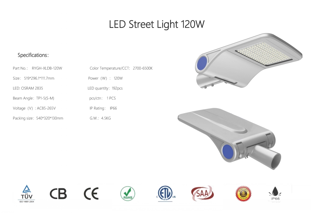 2G LED Street Light Specifications_4