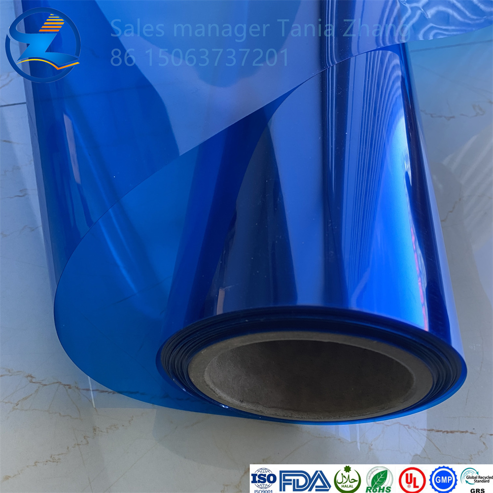 High Quality Blue Color Pvc Translucent Film 7 Jpg