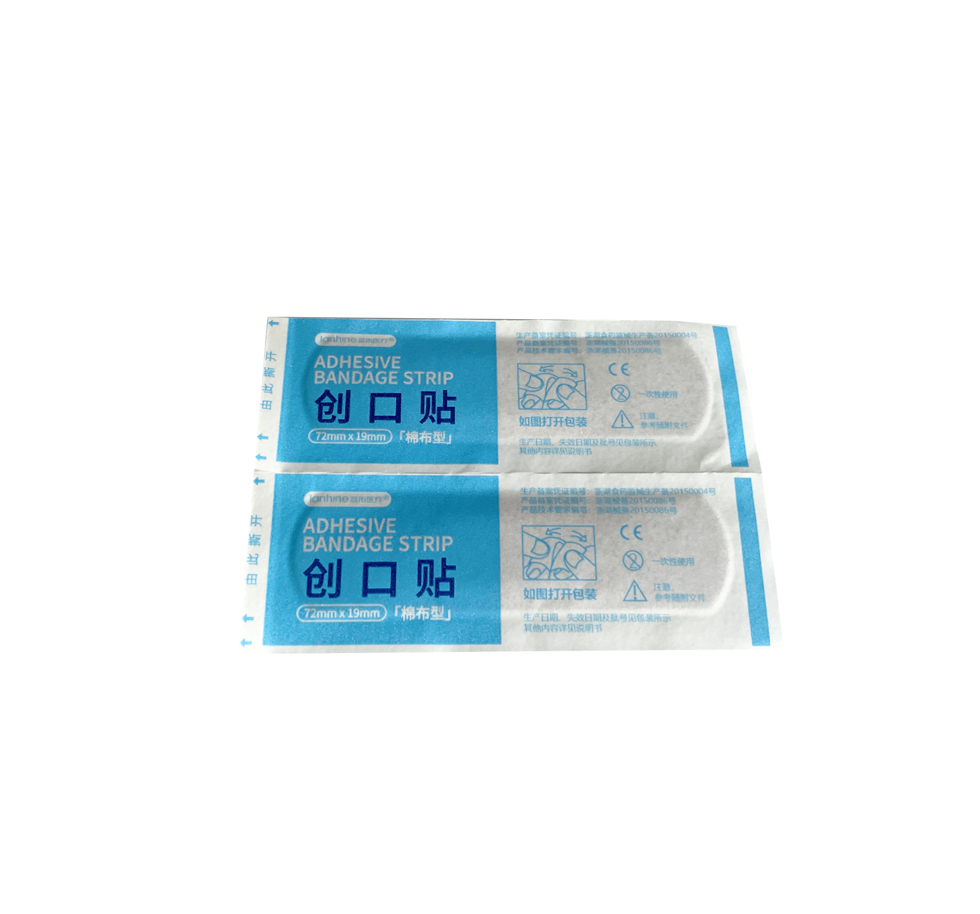 Adhesive bandage strip cotton type