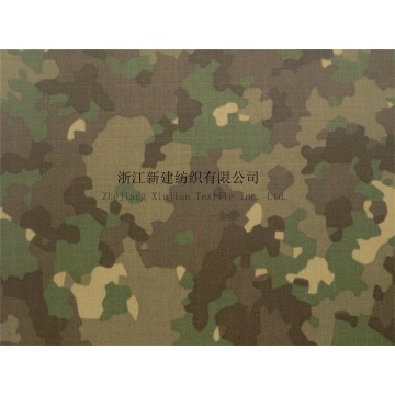 Cotton Nylon Interweave Camouflage Fabric for Combat Uniform