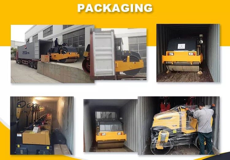 Double Drums Vibratory Road Roller