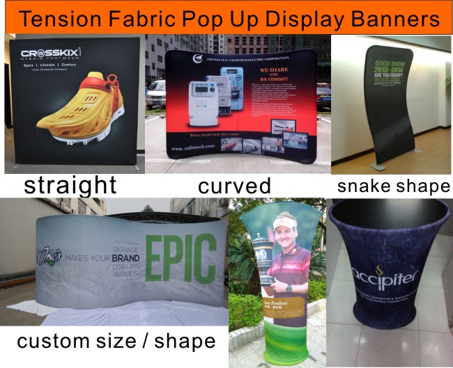 tension fabric pop up display