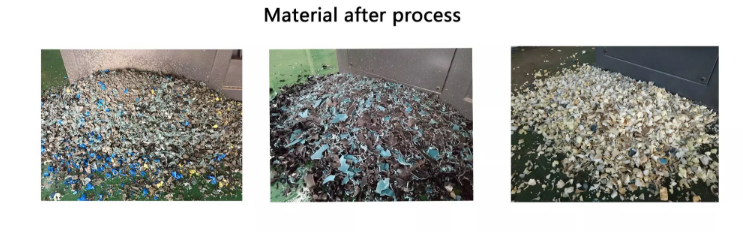 material after process