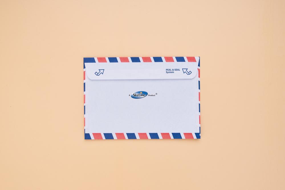 Back Of Skyline C6 Airmail Envelope