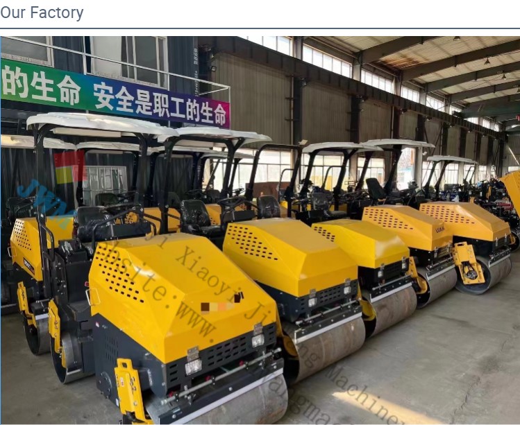 Double Drums Vibratory Road Roller