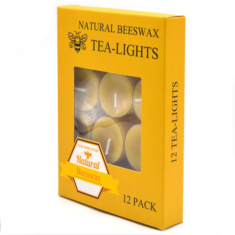 Beeswax tea light candles