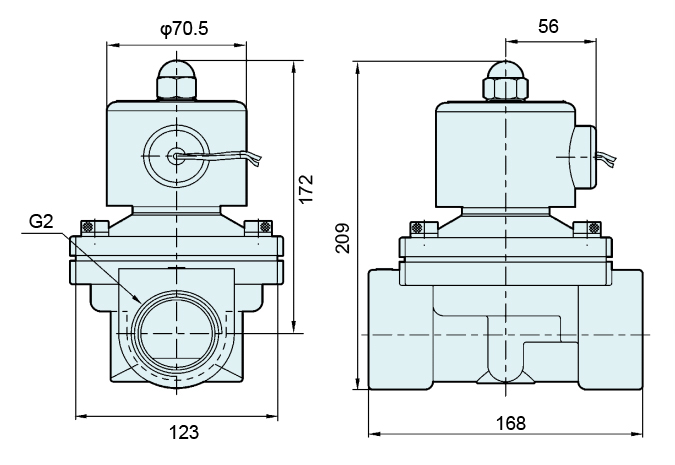 1'' SUW-50 2S500-50 Stainless Steel Water Solenoid Valves Normally Closed