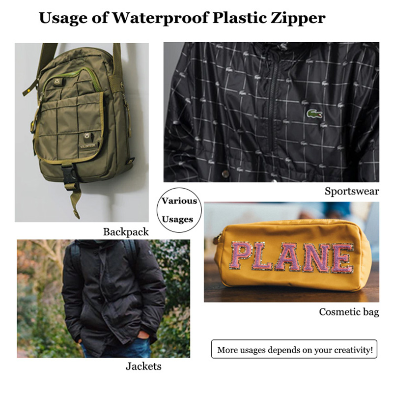 Waterproof zipper