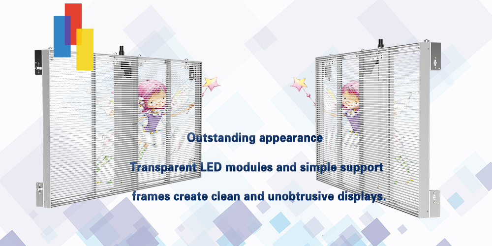 Outstanding appearance of P10 LED glass display