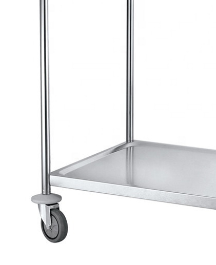 stainless steel tray rack trolley