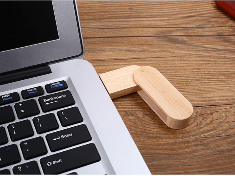 Wood Usb Flash Drive with Box