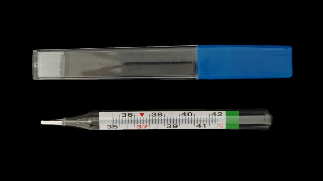 Model with Safety Clinical Thermometer