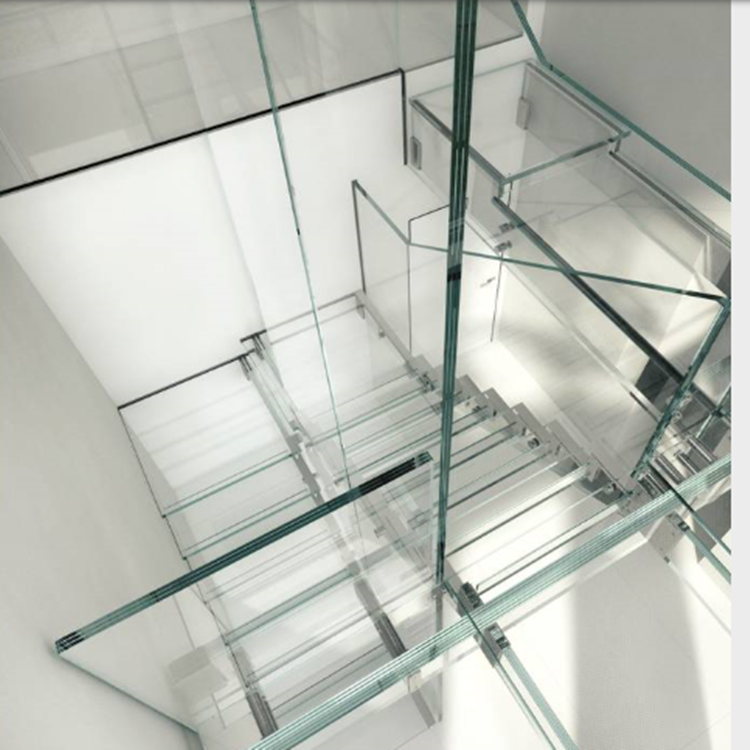 Triple Laminated Staircase Glass